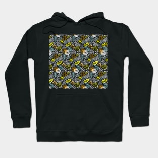 Minimalist Flower Pattern Hoodie